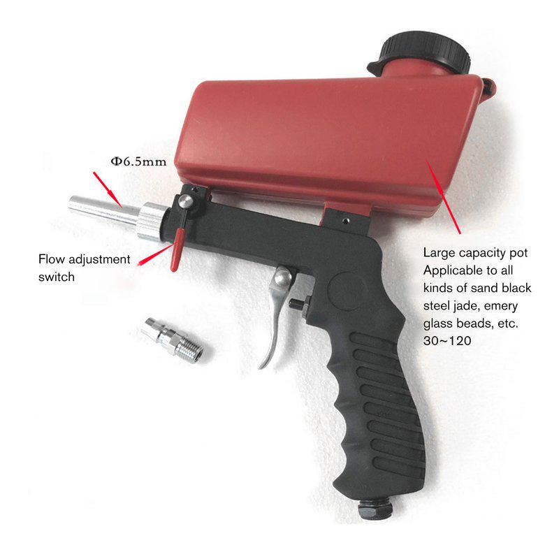 Buy Gravity Sandblasting Gun Miniature Pneumatic Sandblasting Rust