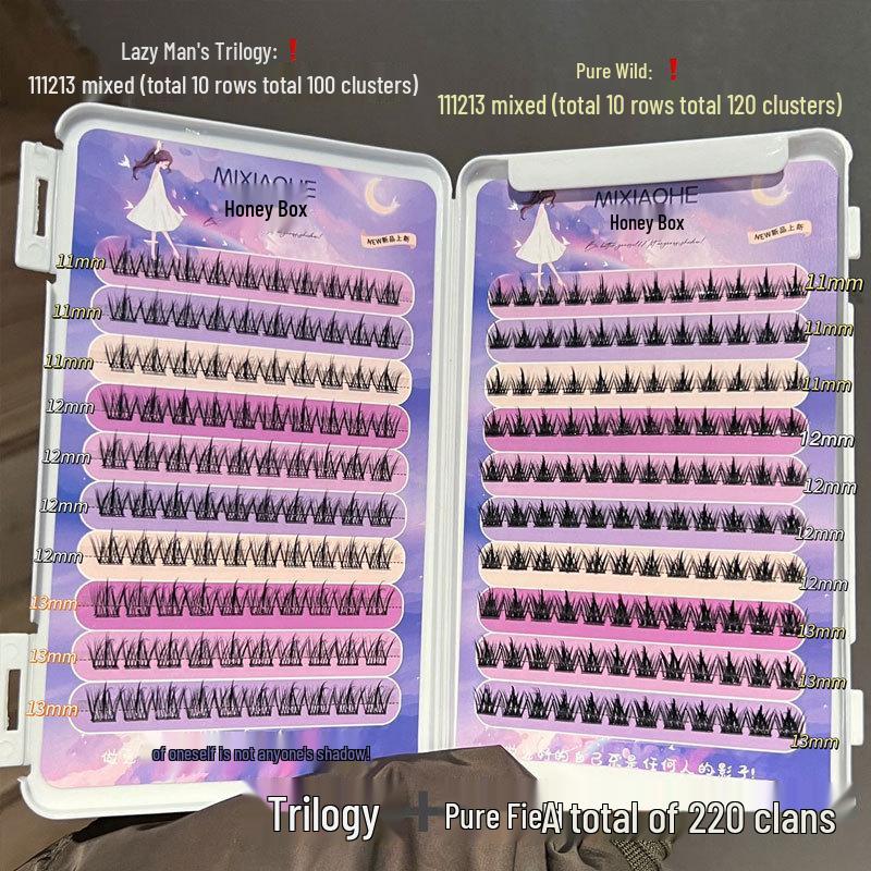 Honey Box 3-Step Voluminous Eyelash Kit - Dense & Photogenic for a Pure, Wild Look