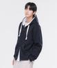 Alvinclo [Fleece-Lined] Hoodie Color Block Match Regular Fit Zip-Up Azh672 (4 Colors)