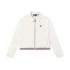 Settanta SS25 Archive Series Vintage Logo Drop Shoulder Striped Woven Long Sleeve Jacket Women Jackets Cloud-White F11W527702F-WT