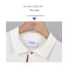 BROWIN2025 Autumn Lapel Striped Wool Sweater - Korean Style Casual Knitwear
