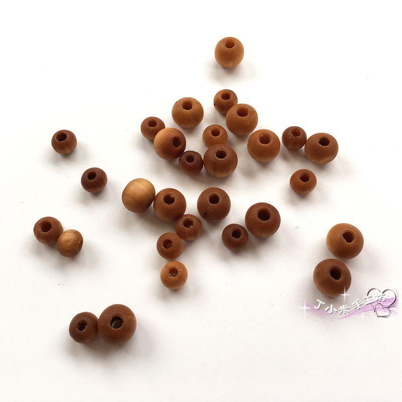 

DIY Bracelet Wrist Chain Accessories Material Spacer Beads Peach Wood Scattered Beads Baby Shock round Beads Rosary Hot Sale Ding Xiaomi 5 4mm