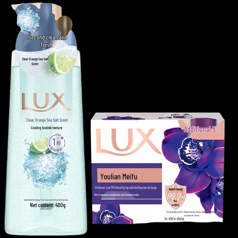 Lux Bubble Refreshing Shower Set