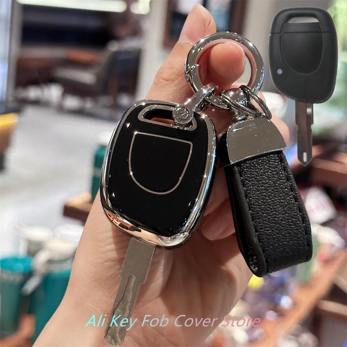 

Чехол для брелока с брелоком, автомобильный брелок для Renault Twingo Clio Kangoo Twingo, чехол для дистанционного ключа, защитный чехол для автомобильного ключа, Cas