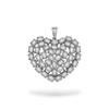 Pendentif Cœur en Pierre Précieuse Grenat: Collier Fait Main en Argent Sterling 925