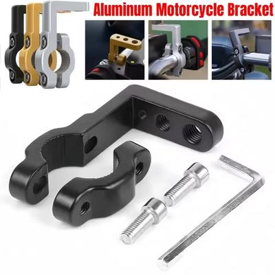 Aluminum Motorcycle Handlebar Bracket Multifunction Motorcycle Headlight Spotlights and Map Devices Handlebar Bracket Set