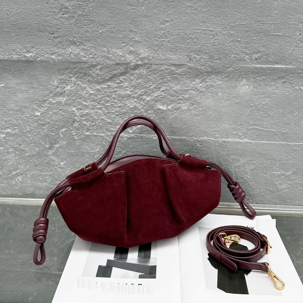 Hot Women's Bag Cowhide Light Leather Retro Single Shoulder Small Square Bag Women's High-Grade Texture  Single Shoulder Bag Hundred Styles Universal