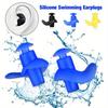 1set Swimming Earplugs Waterproof Reusable Silicone Ear Plugs Diving Sport Plugs For Water Surf Showering Bathing Accessories