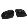 1Pair Car Rearview Mirror Cap Covers Glossy Black Side Door Wing Mirror Cap Covers Replacement for Accord 2008‑2012