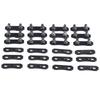 12 Sets Chainsaw Chain Repair Kits Heavy Duty 3/8LP Pitch 050 Inch Links Tie Straps for Chainsaw Chain Parts Replacement