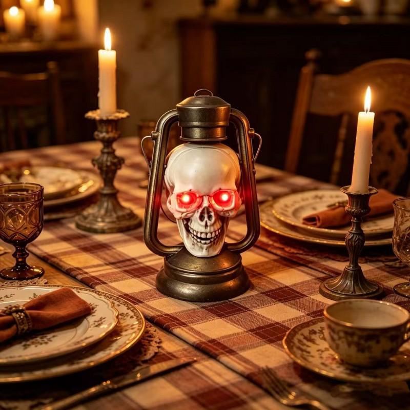 Halloween Totenkopf Laterne Dekorative Requisite Spukhaus Bar Escape Room Party Dekoration