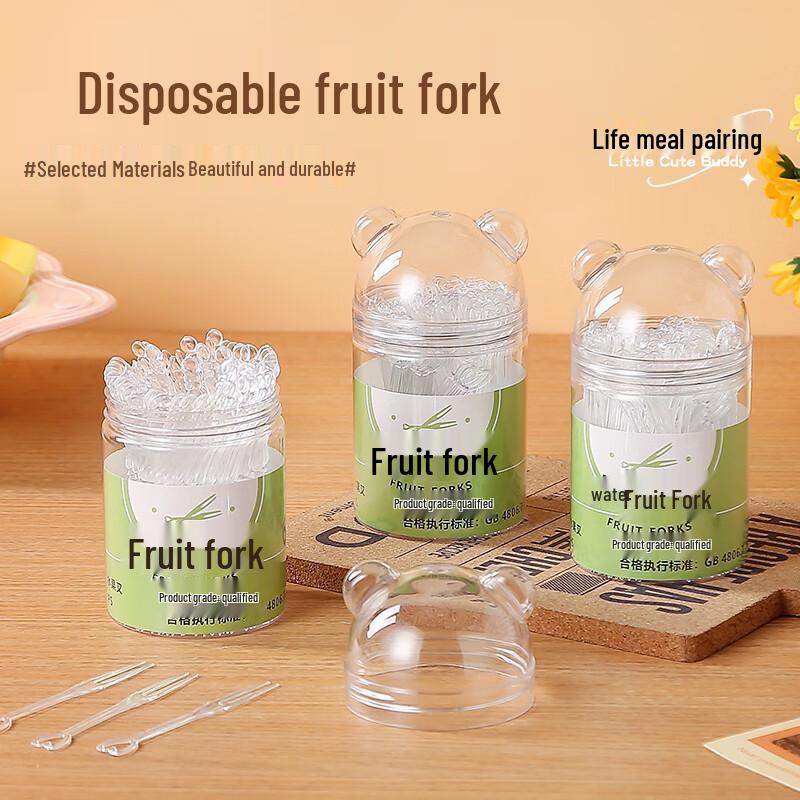 Individually Wrapped Disposable Fruit Forks