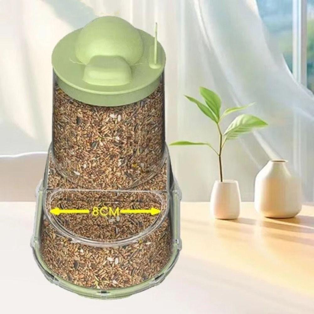 Large Capacity Pet Feeding Bowl Plastic Pet Food Water Dispenser  for Small Animals