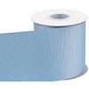 [Tekdeere]Width 100mm Solid French Blue Grosgrain Ribbon, Perfect for Gift Wrapping, Sewing, Hair Accessories, Wedding Decorations - 22 Meters/roll