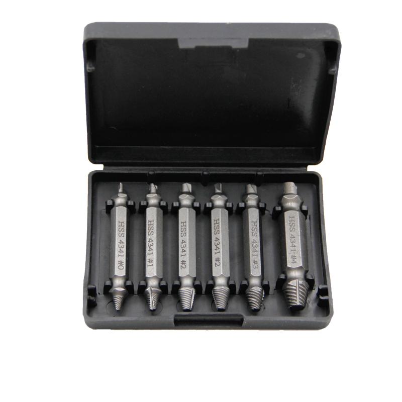 Extractor Double Head Screw Slide Tooth Removal Tool S2 Screwdriver Screwdriver Screwdriver Head Broken Wire Set