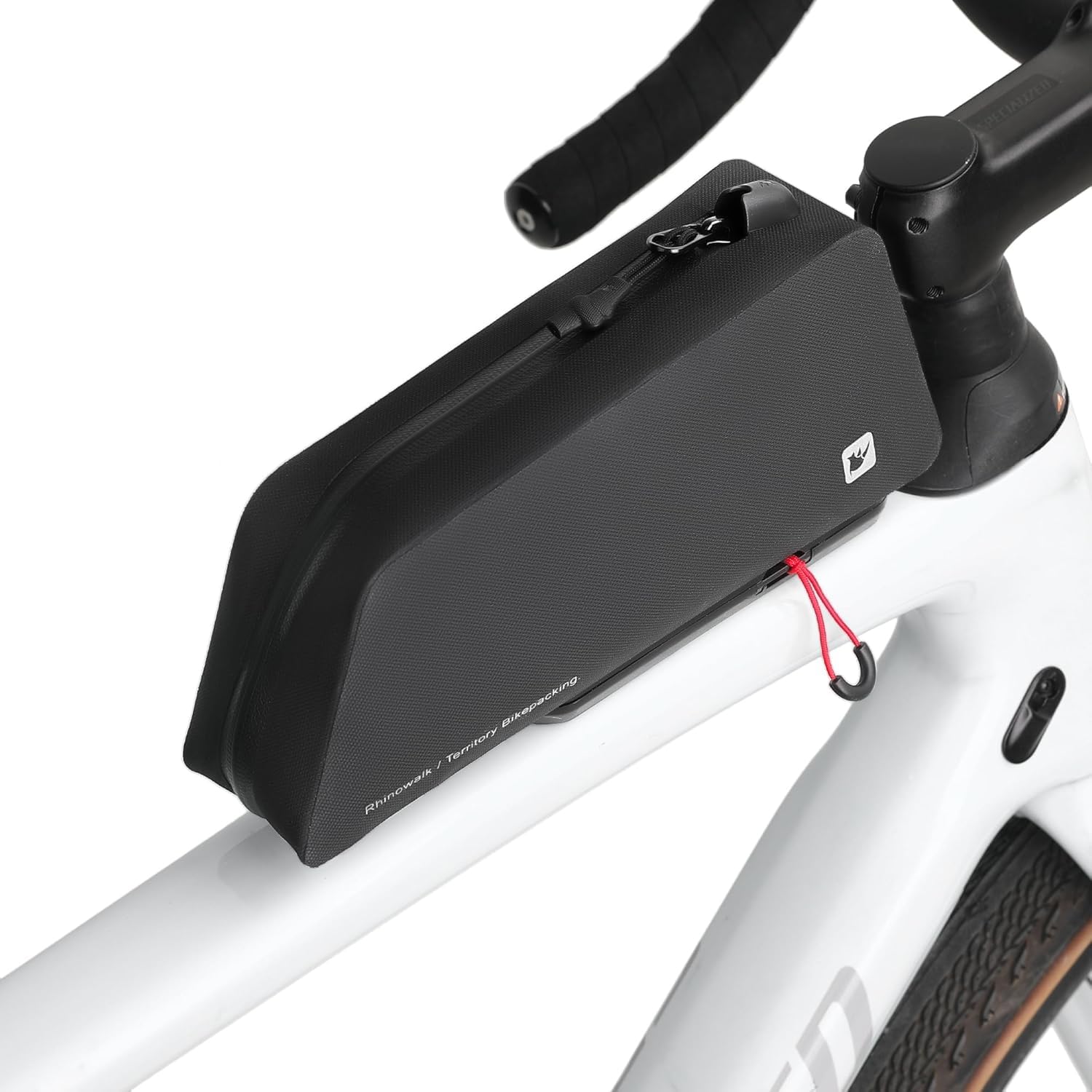 Rhinowalk Bike Top Tube Bag, Bike Frame Bag, Fully Waterproof, Stable, Quick-Release Bicycle Frame Bag, Bicycle Bag, Professional Cycling Accessory, f