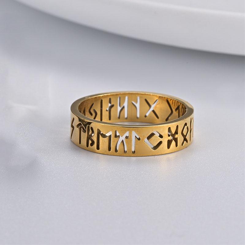 Lover Titanium Steel 6mm Hollow Out Ring Jewelry