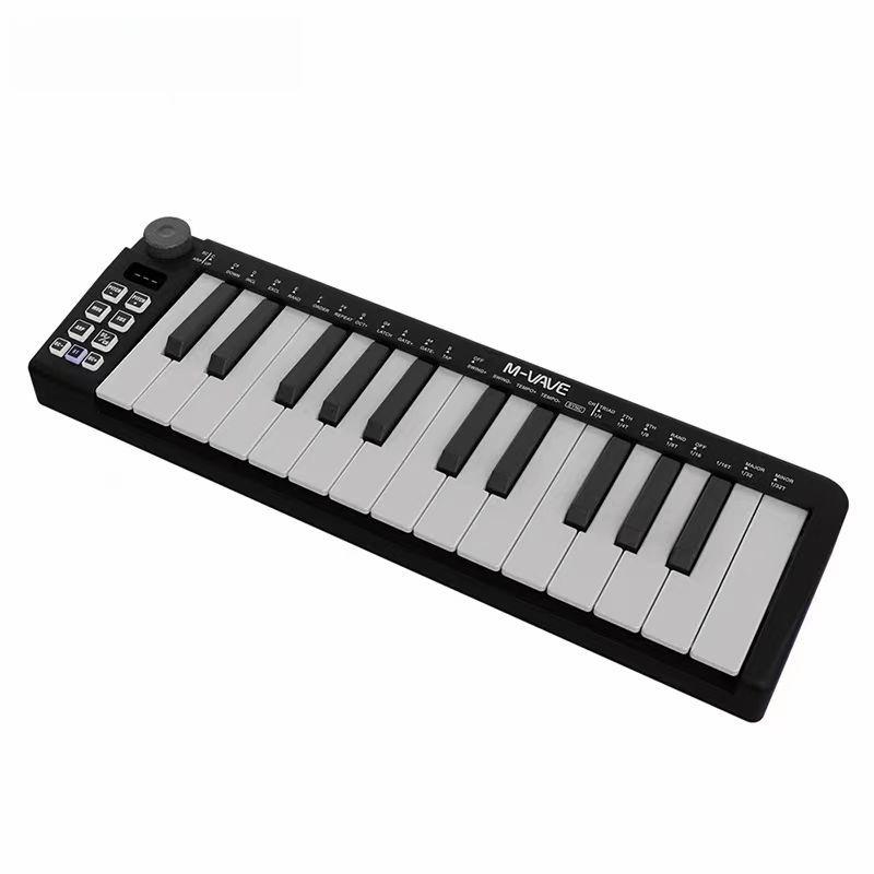 SMK-25/mini Pro MIDI Controller | 25 Velocity Keys + USB-C/Wireless | DAW Control & 15h Rechargeable Studio Tool