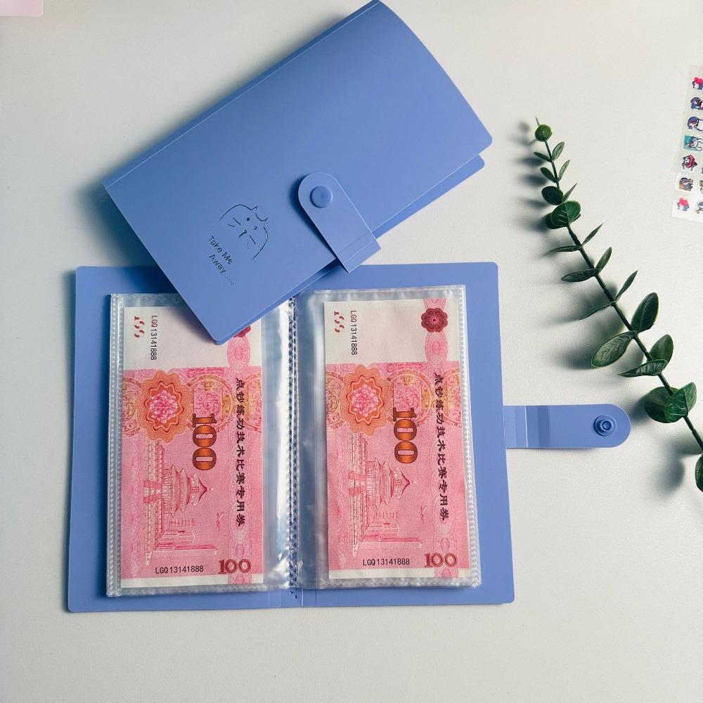 

Save Money Money Collection Book PP Savings Binder Funny Mini Binder Savings Challenge Children темно-синього кольору