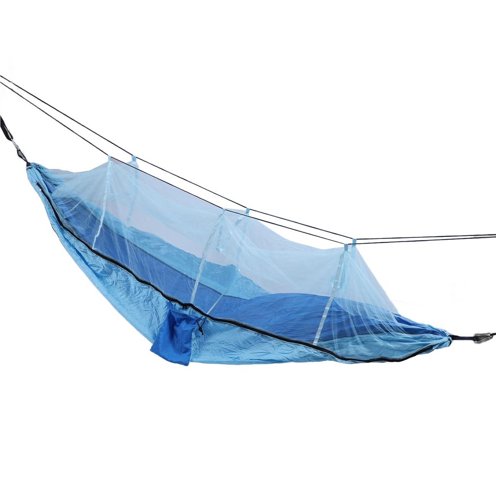 Outdoor Hammock 661lb Load Bearing Lightweight Portable Hammock with Net for Courtyard Camping Picnic