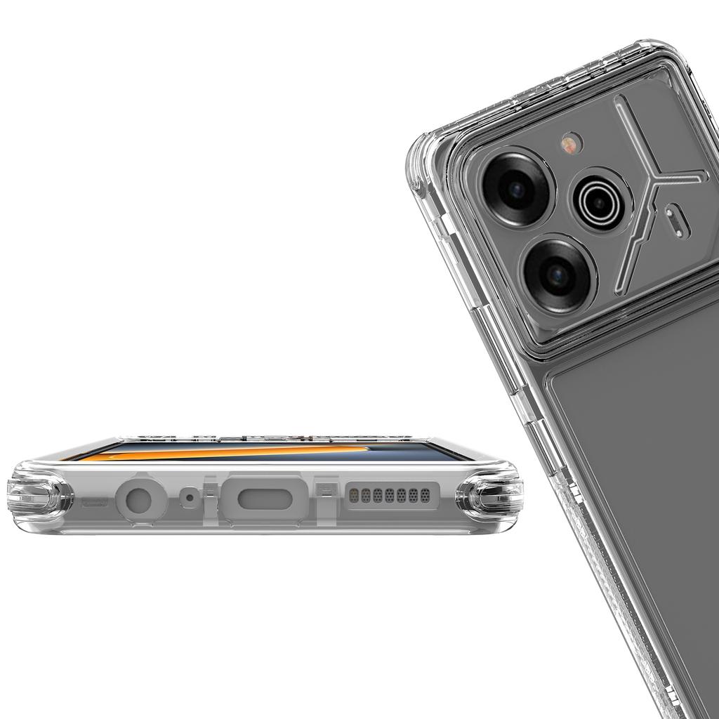 Etui do TECNO Pova 6 Pro 5G L19 Akryl+TPU Pokrowiec na telefon HD Przezroczysty