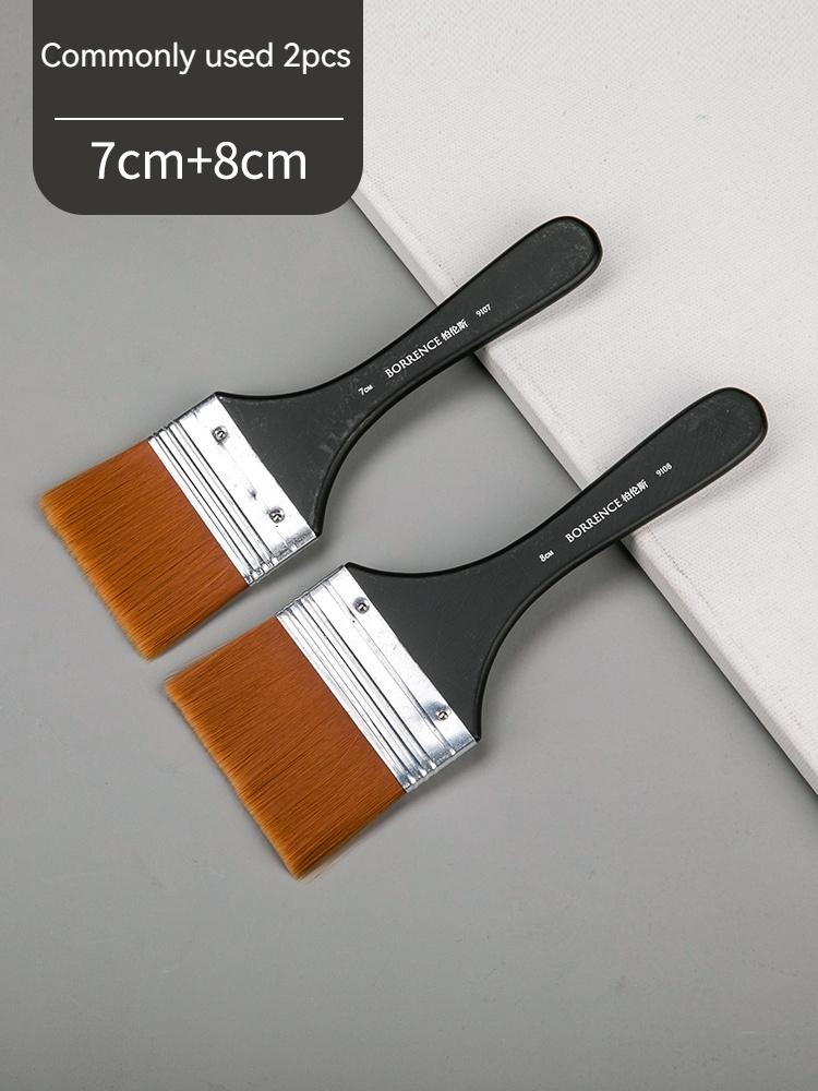 Watercolor Oil Art Paint Brush 7 Styles Memory Nylon Hair Painting Brushes Set Wood Handles Acrylic Paints Drawing Brush Tools