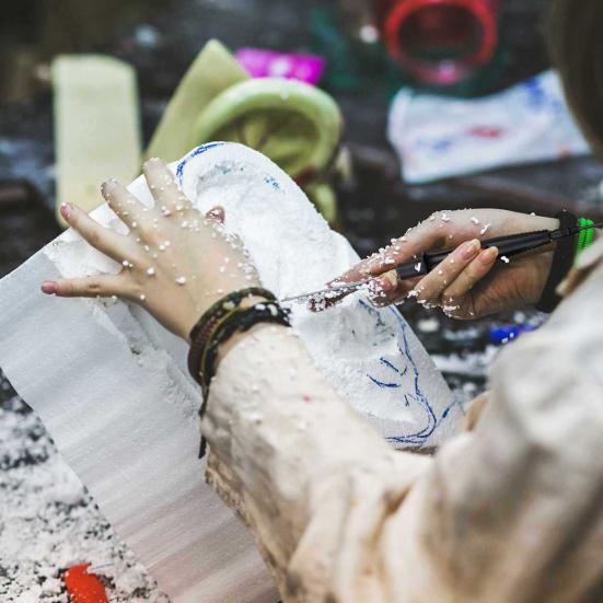 1 Set Electric Foam Cutting Pen 3 in 1 Quick Heating EU Plug 100-240V 18W DIY Styrofoam Carving Engraver Styrofoam Cutting Machine Workshop Supplies