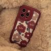 Artistic Style Flower Apple 16 Mobile Phone Case Iphone15 Silicone 11 Suitable for 14promax Retro 12 Full Inclusive Soft