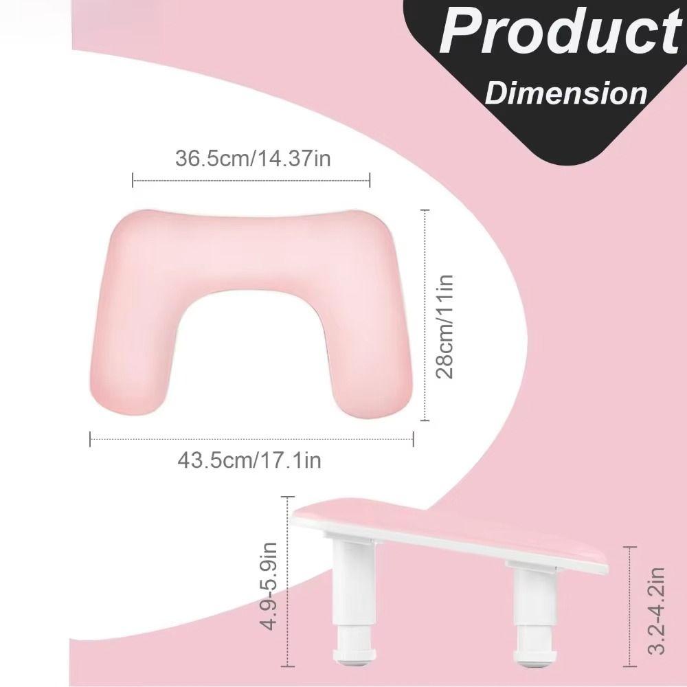 Ergonomic Nail Arm Rest Cushion U-shaped Arm Rest Stand Manicure Hand Pillow  Nail Accessories