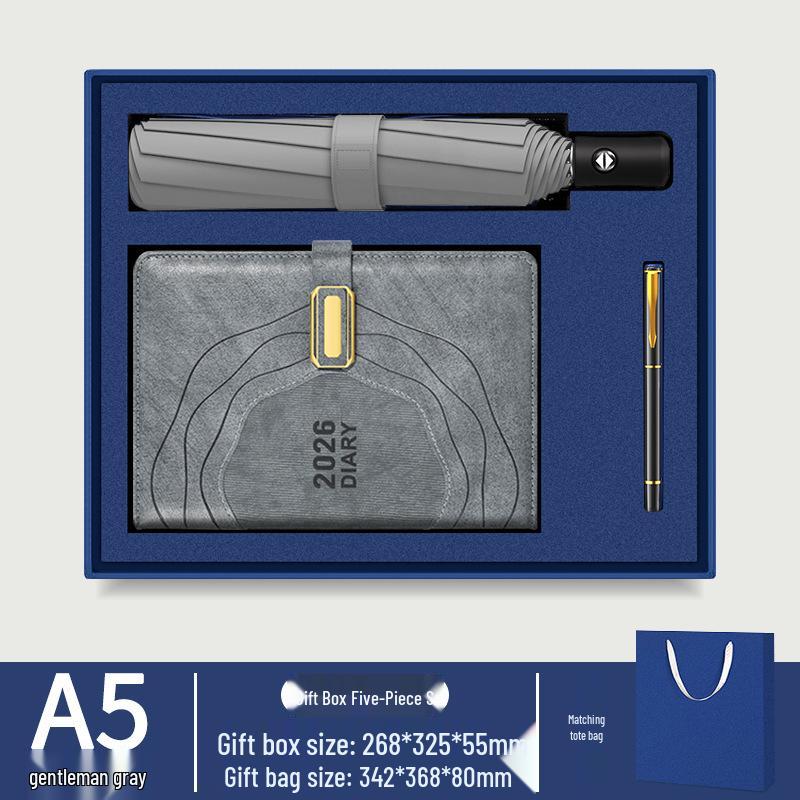 2026 Premium Engraved Notebook – Ideal for Students & Colleagues, Perfect as a Work Diary or Gift