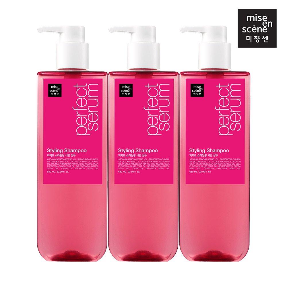 NEW mise en scène Perfect Serum Shampoo/Conditioner 680ml x 3 (Optional)