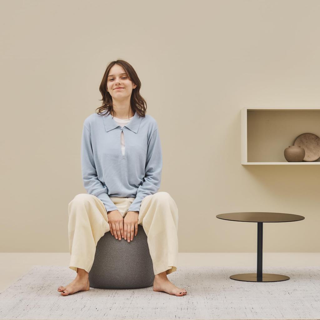 And Medical MALLOW MINI Knit Balance Ball Chair Balance Cushion Exercise Posture Support Office Desk Work Stretching Kids Gift Knit