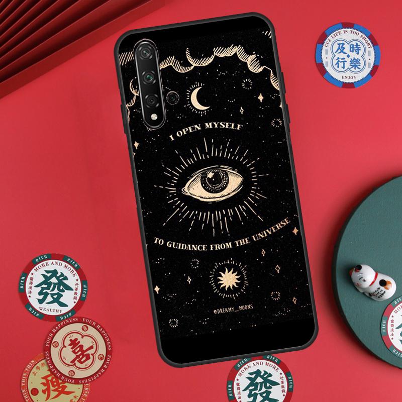 Witches Moon Witchy Mystery Totem For Huawei Nova Y73 Y72 Y61 Y91 Y90 Y70 Y60 12s 12i 11i 8i 9 10 SE P60 Pro P30 P40 Lite Case