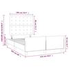 Bed Frame without Mattress Dark Blue 120 x 200 cm Velvet