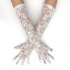 2pack Sophisticated Lace Evening Gloves Party Costume Gloves Fashionable Gloves for Evening Parties Weddings
