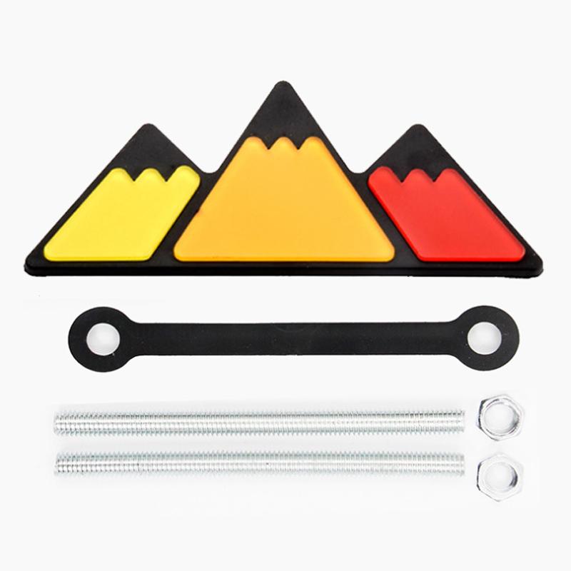 3 Colors Grille Badge Emblem For Toyota TRD Tundra 4Runner Tacoma Highlande Rav4 Strip Of Air Inlet Grille Auto Accessories