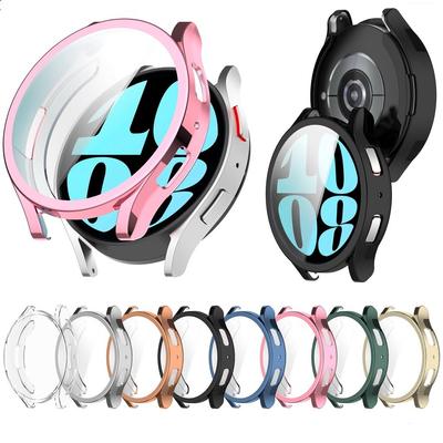 Adecuado para Samsung Galaxy Watch 6 40mm 44mm funda protectora de pantalla de TPU suave para Samsung Watch6 44mm 40mm Accesorios