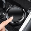 Auto-Becherhalter-Halterung Aschenbecher mit Deckel und LED Selbstlöschender Aschenbecher Flammhemmendes Futter Aschenbecher