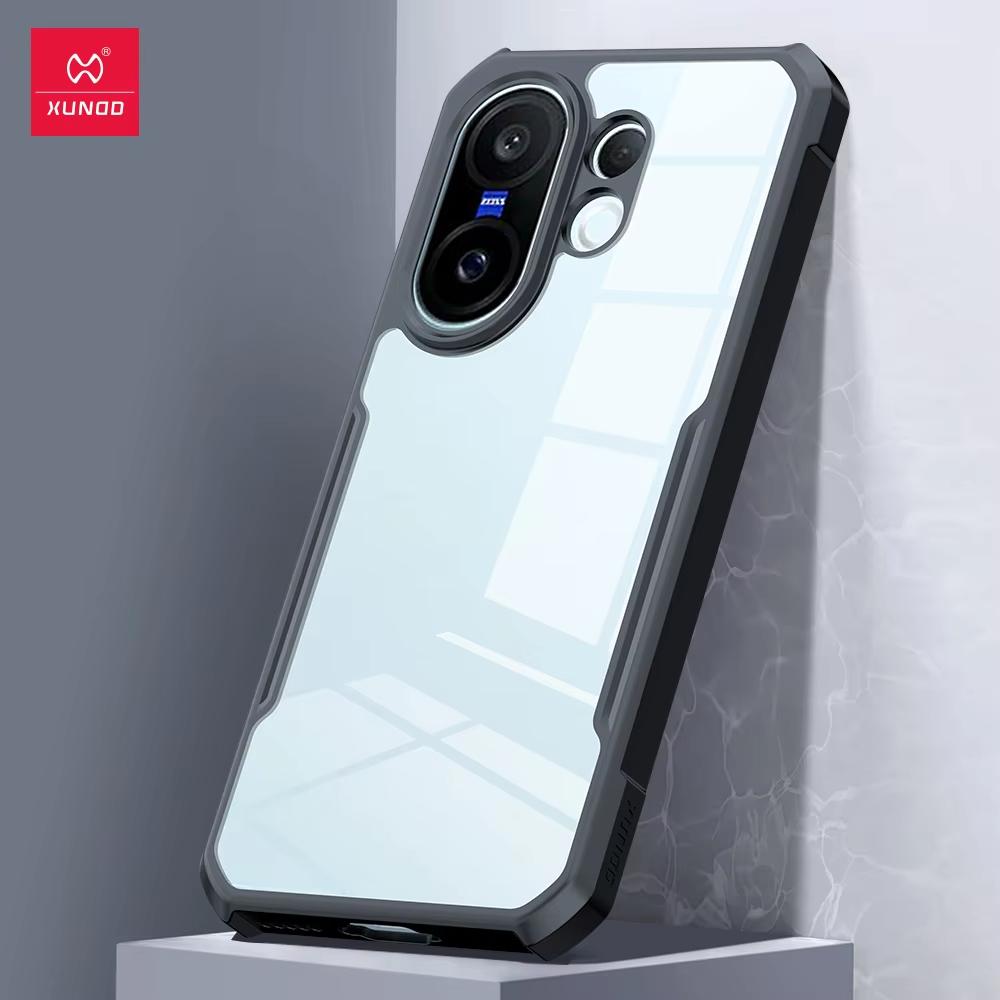 For Vivo S30 Pro mini X200 FE Case XUNDD Casing Airbag Anti Fall Bumper Protective Shell Transparent Phone Cover