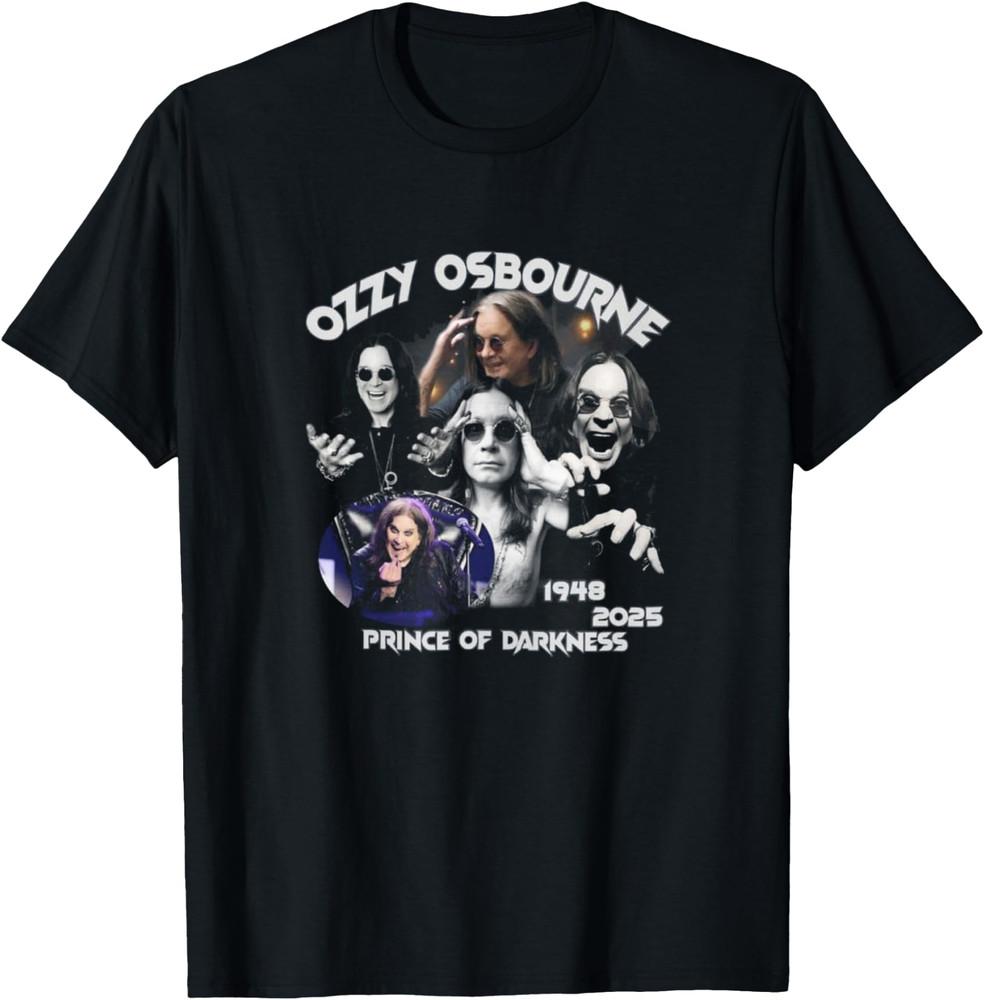 Ozzy Osbourne Shirt, Prince of Darkness, RIP Ozzy Osbourne Bootleg T-Shirt Unisex T-Shirt S