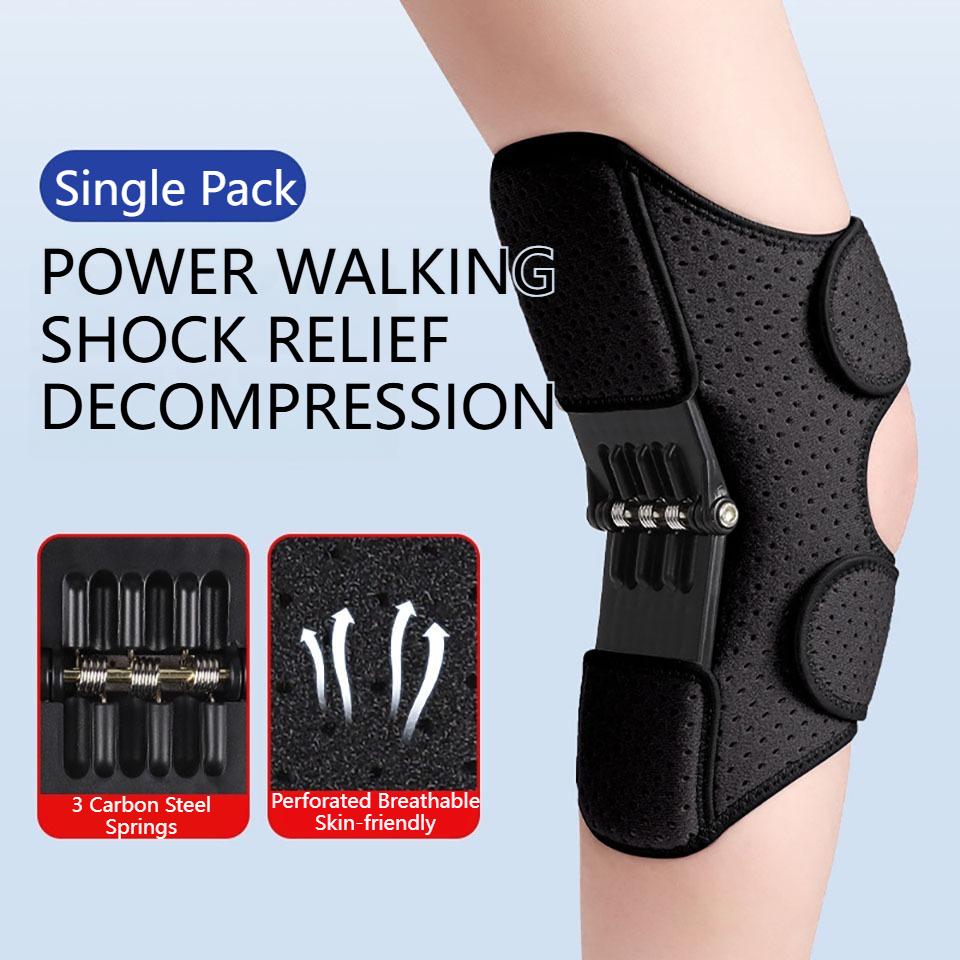 Knee Support Butterfly Wing Straps Spring-Assisted Walker Adjustable Patellar Knee Pads Elderly People Climbing Stairs