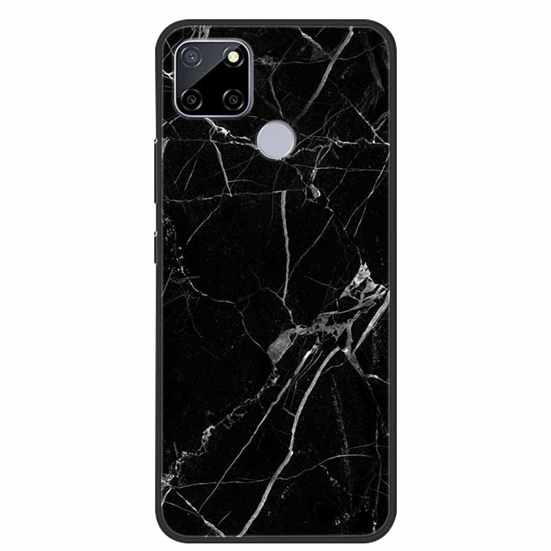 Für Realme C25 Hülle Marmor Silikon TPU Weiche Abdeckung Handyhülle Für OPPO Realme C25S C25 S Funda Stoßfest Coque RMX3191 Capa