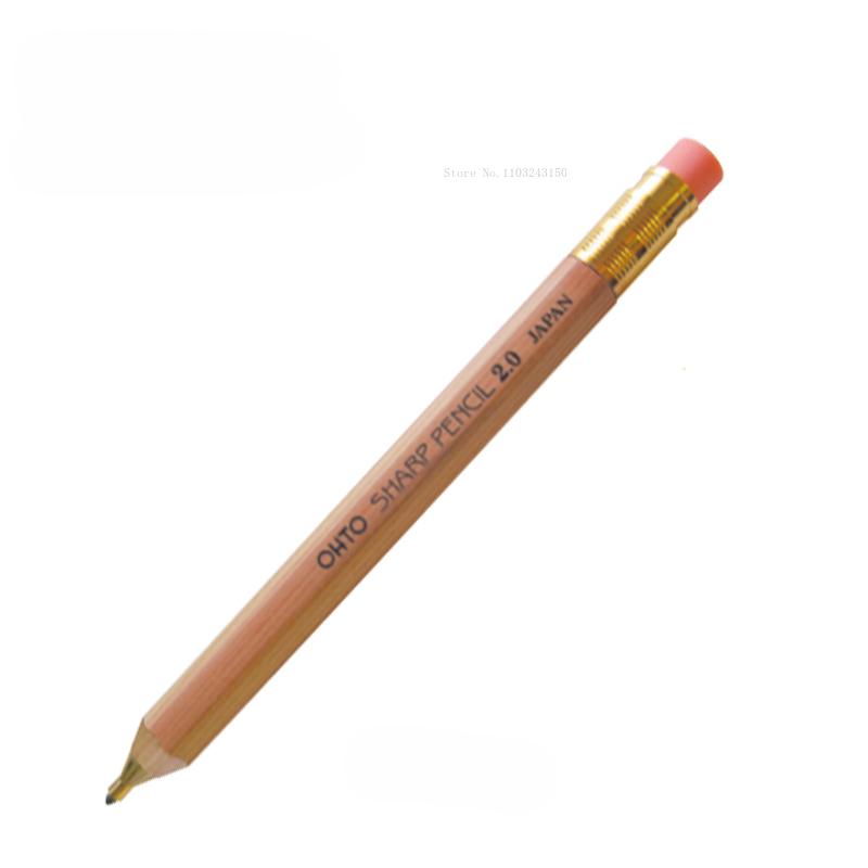 

2.0mm Coarse Japanese Hexagonal Wooden Pole Mechanical Pencils High Quality Art Drawing Painting Exam Writing School Supplies