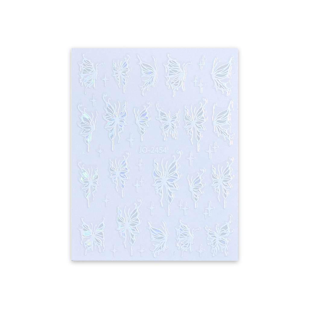 Czarne srebrne naklejki na paznokcie motylkowe serce wzór gwiazdy samoprzylepne naklejki suwakowe naklejki na paznokcie dekoracje do manicure