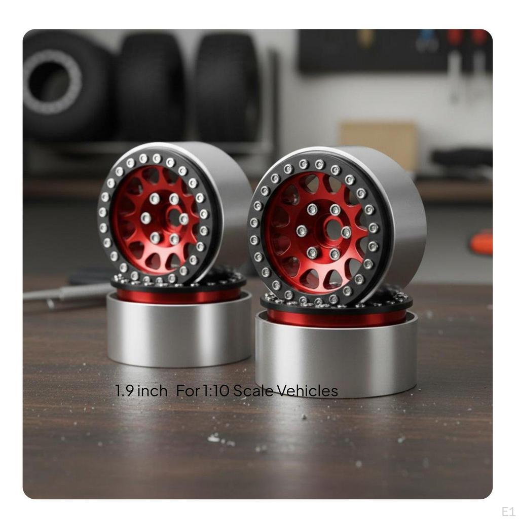 1.9 Inch WheelLock Wheels CNC Machined Metal RC Crawler Rims Universal Fit Aluminum Wheel