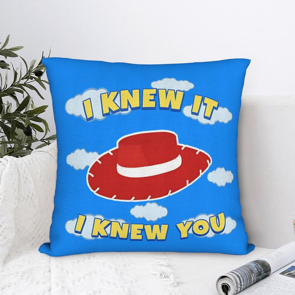 I Knew It I Knew You Lyric Square Pillowcases Polyester Car TS5 Cushion Cover Creative Decorative Throw Pillow Case 45*45