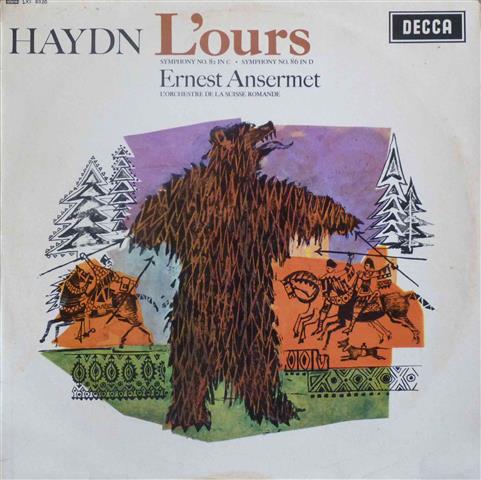 

LP Record JOSEPH HAYDN ERNEST ANSERMET L LOurs LXT6020 Decca 1962 UK Classical Used