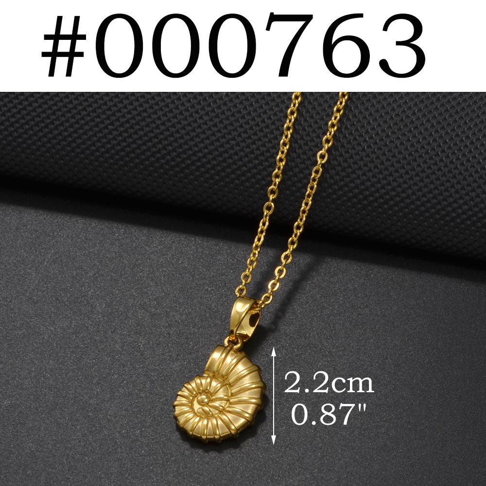 2025 Hawaiian Flowers Guam Puerto Rico Mayotte Necklaces Women Jewelry Stainless Steel Nefertiti Turtle Shell Flamingo #000164