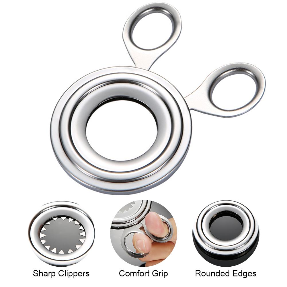 Boiled Egg Shell Top Cover Cutter Opener Stainless Steel Egg Opener Scissors Slicers Convenient Egg Shell Cutter Kitchen Gadgets