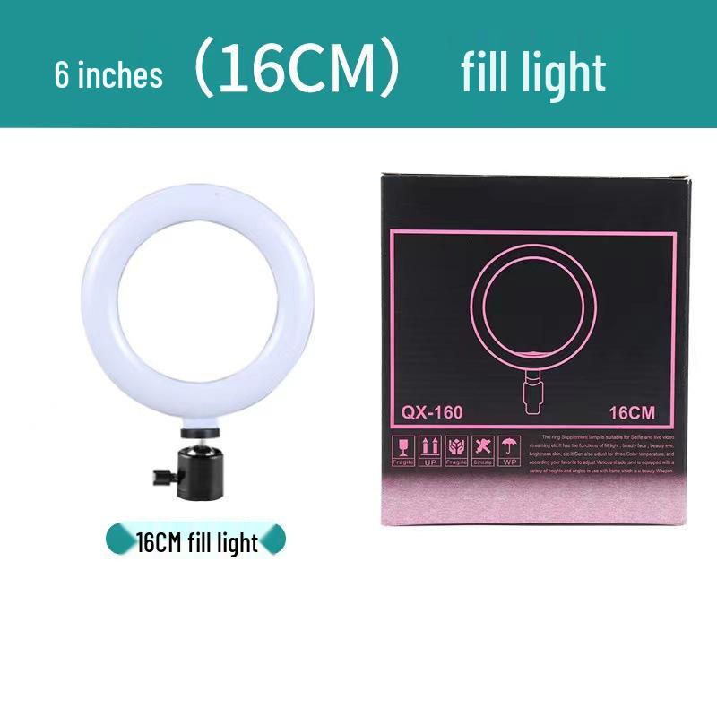8-Inch Desktop Ring Light with 10-Inch Mobile Phone Holder for Live Streaming and Beauty Photography